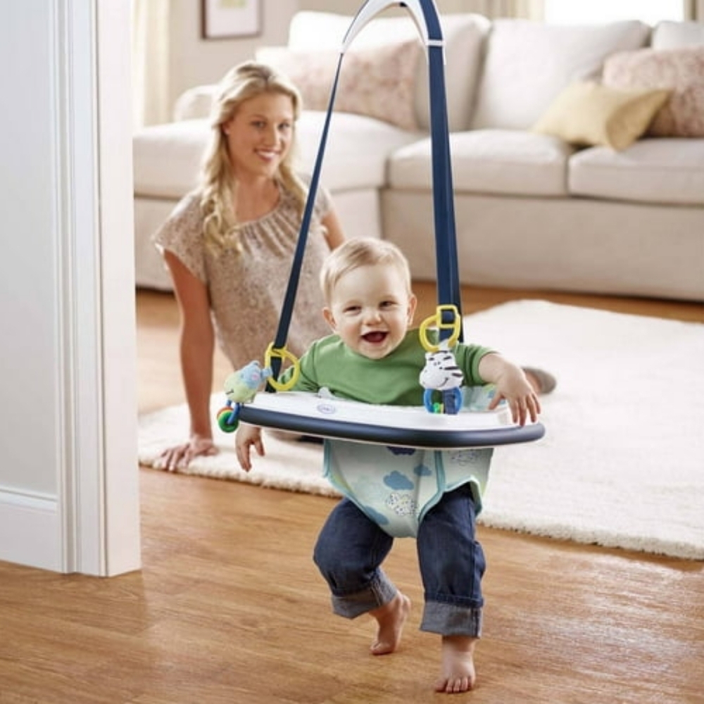 Graco Bumper Jumper doorway baby bouncer In Stratus